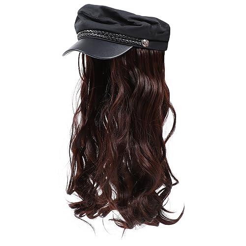 Gogogmee Lockenperückenhut Für Damen Einteiliger Lockiger Kopfschmuck Bequem Und Vielseitig von Gogogmee