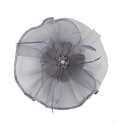 Gogogmee 1stück Blumen-stirnband Mit Großem Hut Für Partys Und Feste Haarschmuck-accessoire Für Damen Für Veranstaltungen Wie Hochzeiten Karneval Und Cosplay von Gogogmee