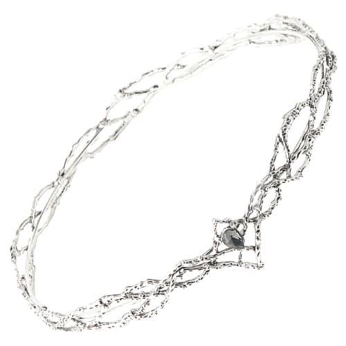 Gogogmee Elegantes Metall kronen haarreif Damen Haarschmuck Hochzeit Tiara Stirnband für Mädchen und Frauen Langlebig Glänzend Feine Verarbeitung Edles Design für Festliche Anlässe von Gogogmee