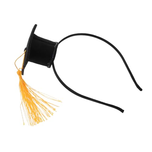 Gogogmee Fade Resistant Goldener Quasten Doktorhut Haarreif Komfortables und Langlebiges Abschluss Stirnband für Graduierungsfeiern Themenpartys und Cosplay Einfach zu Tragen Vielseitiges von Gogogmee