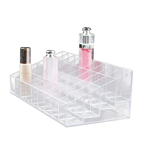 Gogogmee Fächer Lippenstift Halter Transparent Acryl Make Up Organizer Kosmetik Aufbewahrungsbox für Lippenstift Lipgloss Schminkutensilien Robust und Langlebig Vielseitig Einsetzbar Gogogmee Fächer Lippenstift Halter Transparent Acryl Make Up Organizer Kosmetik Aufbewahrungsbox für Lippenstift Lipgloss Schminkutensilien Robust und Langlebig Vielseitig Einsetzbar von Gogogmee