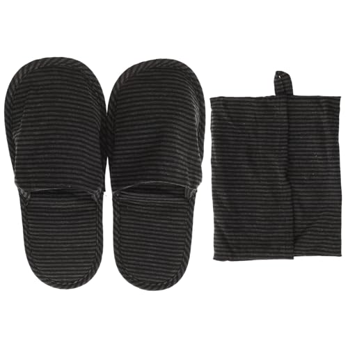 Gogogmee Faltbare Reise hausschuhe Damen und Herren Leichte Baumwollpantoffeln Weiche Portable Slipper für Hotel Business und Camping Komfortable Rutschfeste Indoor Zufällige Farbe von Gogogmee