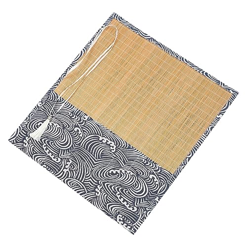 Gogogmee Federmäppchen Aufrollbar mit Fächern Chinesischer Stil Federtasche für Zeichenstifte und Bleistifte Praktische Stiftrolle für Künstler und Studenten Leicht Transportierbar und von Gogogmee