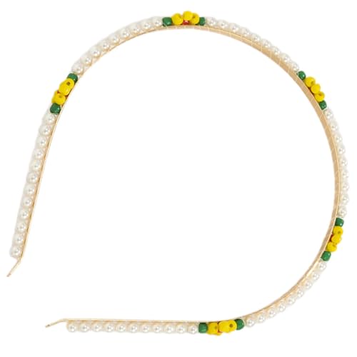Gogogmee Ausgefallenes Stirnband Für Frauen Gänseblümchen-blumen-haar-accessoire Braut-haarstyling von Gogogmee