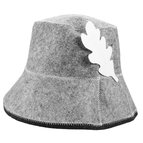 Gogogmee Filz Saunahut für Damen und Herren Elastische Dicke Badekappe Schnell Trocknend Schützt vor Überhitzung Geeignet für Spa Sauna und Langes Haar Atmungsaktiv und Langlebig von Gogogmee