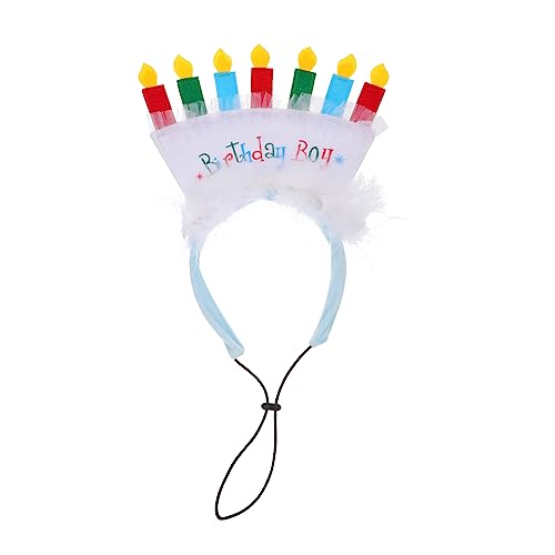 Gogogmee Geburtstagsfeier Haarreif Mit Lustigem Und Material Für Jungen Und Mädchen Festliche Und Hält Die Frisur An Und von Gogogmee