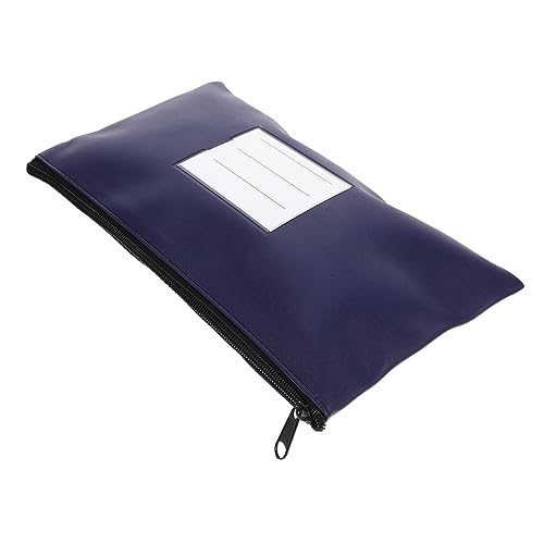 Gogogmee Geldbeutel Aus Pu-Leder Mit Reißverschluss Beleg-Organizer Für Bankangestellte Und Lehrer von Gogogmee