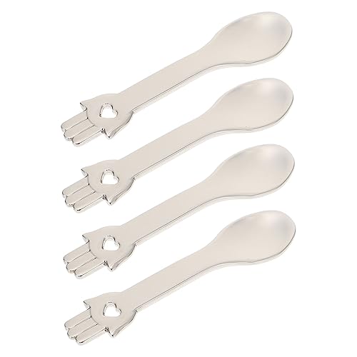 Gogogmee 4stücke Gesicht Creme Löffel Kosmetik Scoops Hautpflege Werkzeuge Für Lotionen Feuchtigkeitscremes Mit Zinklegierung Rostfrei Mini Zum Mischen Testen Auftragen von Gogogmee