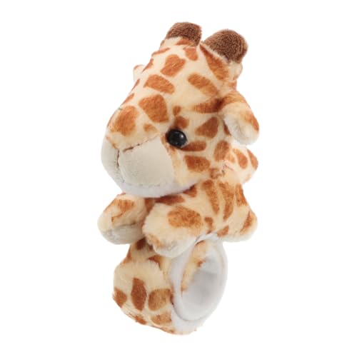 Gogogmee Giraffen-plüsch-slap-armband Für Junge Mädchen Weicher Stofftier-schlagarmband Mit Schnappfunktion Lustiges Party-spielzeug Und Tier-ornament von Gogogmee
