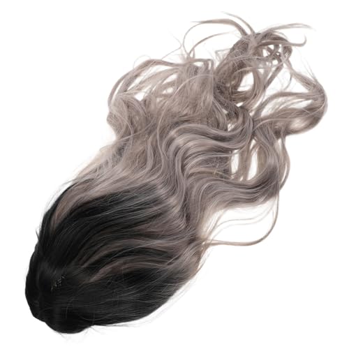 Gogogmee Gradient Langhaar Wellige Perücke Damen Farbverlauf Hitzebeständige Synthetik Lockige Cosplay Perücke für Alltag Party Halloween Kostüm von Gogogmee
