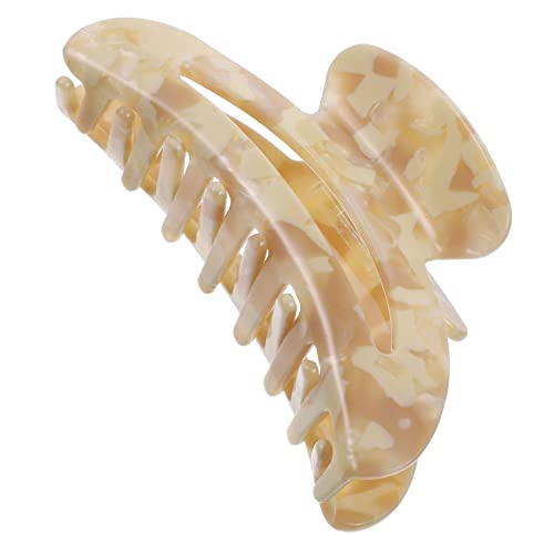 Gogogmee Große Haarklammer mit Marmor muster Extra Großer Krallenclip für Dickes Haar Fester Griff Vielseitig für Damen und Mädchen Eleganter Haarschmuck für Alltag Party und Styling von Gogogmee