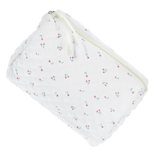 Gogogmee Makeup Pouch Große Kapazität Für Kosmetik Gestepptes Design Mit Blumenmuster Für Und Aufbewahrung Geeignet Für Damen von Gogogmee
