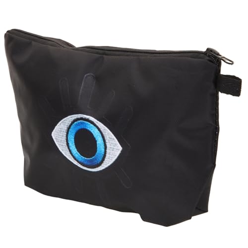 Gogogmee Große Reise-Kosmetiktasche Damen mit Evil Eye Print Robuste Schminktasche mit Reißverschluss Praktischer Toilettenartikel Organizer für Unterwegs Stilvolle Make-up von Gogogmee