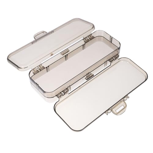 Gogogmee Transparentes Federmäppchen Aus Kunststoff Stifte-Organizer Zum Aufbewahren Und Ordnen Von Bleistiften Aquarellstiften Und Kugelschreibern Bruchfest Und Platzsparend Für von Gogogmee