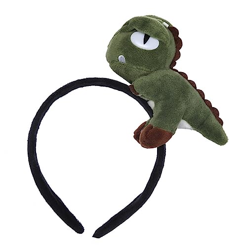 Gogogmee Haarband Grün in Dinosaurierform Schöner Und Lustiger Kopfschmuck Atmungsaktiv Schweißabsorbierend Für Mädchen Zuhause Und Reisen von Gogogmee