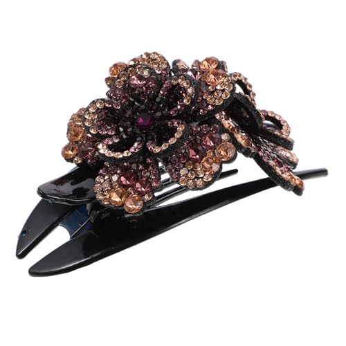 Gogogmee Haarklammer für Damen Großer Blumen haarclip mit Rutschfester Halterung Geeignet für Mittleres und Dickes Haar Modischer Haarschmuck für Partys Hochzeiten und Alltagsfrisuren von Gogogmee