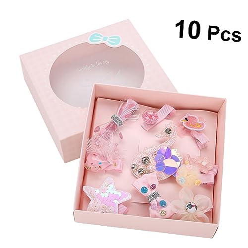 Gogogmee 10stücke Haarclips Schöne Haarnadeln Set Haarspangen Geschenkbox Kopfschmuck Für Junge Mädchen Mädchen von Gogogmee