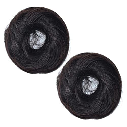 Gogogmee Haarknoten-extensions Glattes Haar Damen Pferdeschwanz-extension Haar-accessoires Mädchen Haarteil Scrunchies Dutt Haarseile Für Den Täglichen Gebrauch von Gogogmee