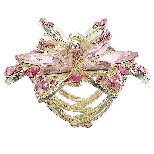 Gogogmee Strass Haarklammern Blumen Haarspangen Haarklauenclip Dekorative Klammern Für Frauen Mädchen Haaraccessoires von Gogogmee