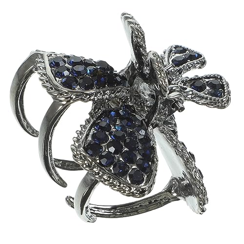 Gogogmee Pferdeschwanz Clip Mit Strasssteinen Hoher Haarklammerhalter Für Damen Metall Haarspange Haarklammer Für Feines Haar Accessoire Für Langes Haar von Gogogmee