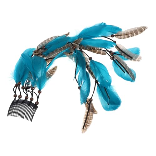 Gogogmee Boho Feder Stirnband Für Damen Elegantes Haarschmuck Accessoire Mit Plume Design Für Festivals Hochzeiten Und Karneval Vielseitig Tragbar Als Kopfschmuck Oder Halskette von Gogogmee