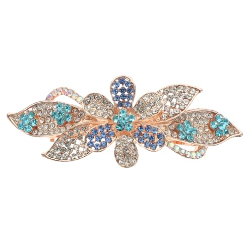 Gogogmee Haarschmuck Für Brautjungfern Haarspange Mit Strass-blume Große Haarspange Aus Metall Mit Feder Für Frauen Ästhetisches Und Elegantes Haar-accessoire Gogogmee Haarschmuck Für Brautjungfern Haarspange Mit Strass-blume Große Haarspange Aus Metall Mit Feder Für Frauen Ästhetisches Und Elegantes Haar-accessoire von Gogogmee