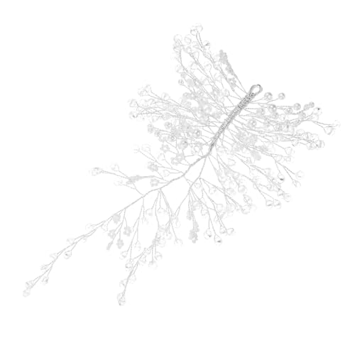 Gogogmee Ts1461 Silber Kristall Haar Schmuck Braut Haar Zubehör Für Hochzeit Party von Gogogmee