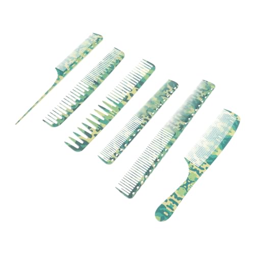 Gogogmee Haarschneidekamm Set Langlebig Leicht mit Feinen und Breiten Zähnen Haarschneide Stylingwerkzeug für Herren Damen Salon Geeignet für Nasses und Trockenes Haar von Gogogmee