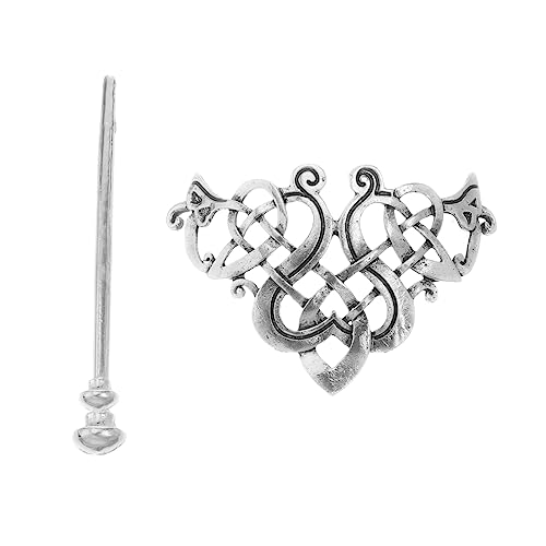 Gogogmee Keltischer Knoten Haarspange Mit Stift Für Frauen Haarnadel Schmuck Für Hochsteckfrisuren Zöpfe Und Tägliche Haarstyling von Gogogmee