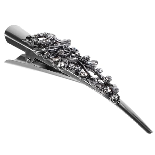 Gogogmee Vintage Haarklammer Mit Strass Große Haarklammern Für Frauen Schimmernde Haaraccessoires Für Jeden Anlass Eleganter Entenschnabel-haarclip Für Freundinnen von Gogogmee