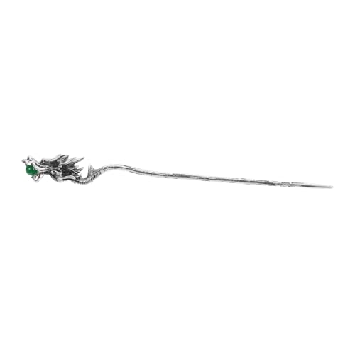 Gogogmee Haarstab Chinesischer Drache Vintage Haarnadel für Damen Haaraccessoire für Hanfu Frisuren Metall Haarstäbchen Rutschfester Haarknotenhalter von Gogogmee