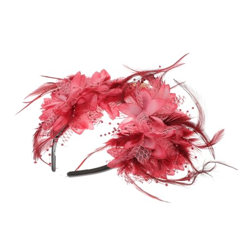 Gogogmee Halloween Haarreif mit Totenkopf und Künstlichen Blumen Langlebiger Kunststoff Haarschmuck für Kostüm Party Wiederverwendbar Originelles Design für Damen Zufällige von Gogogmee