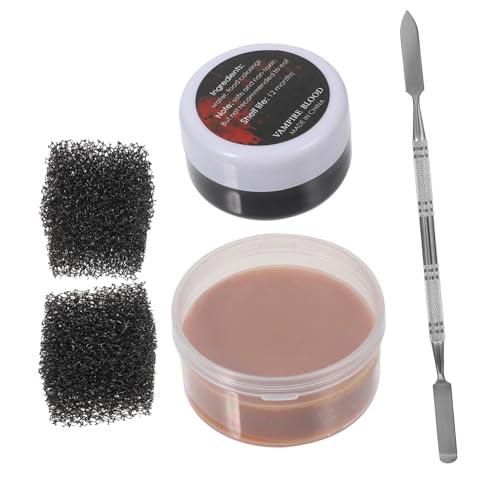 Gogogmee Halloween Wunden Schminken Fake Scab Blood und Scar Skin Wax für Realistische Narben Special Effect Makeup von Gogogmee