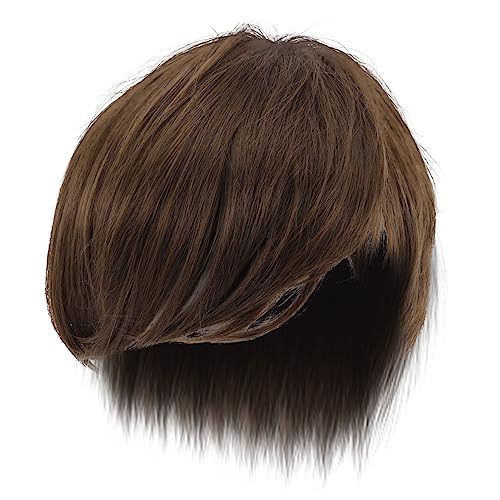 Gogogmee Kurze Perücke Für Männer Kurzhaarperücke Mann Helle Perücke Herren Perückenkopfschmuck Haarschmuck Für Männer von Gogogmee