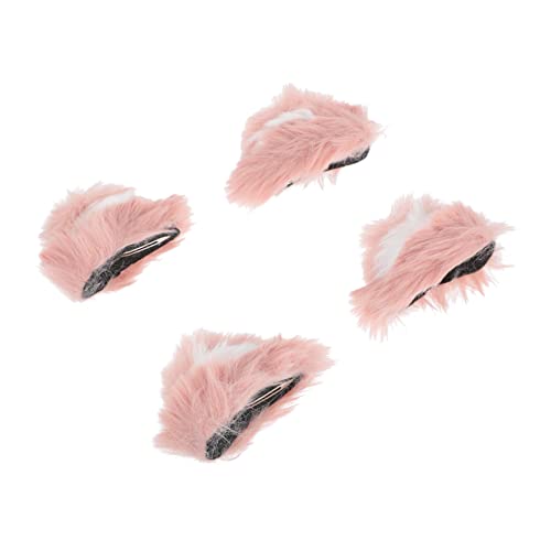 Gogogmee Katzenohren Haarspange 2 Stück für Mädchen Cosplay Zubehör Glattes Material für Partys und Hochzeiten Rutschfeste Clips für Katzenhaar Accessoires von Gogogmee