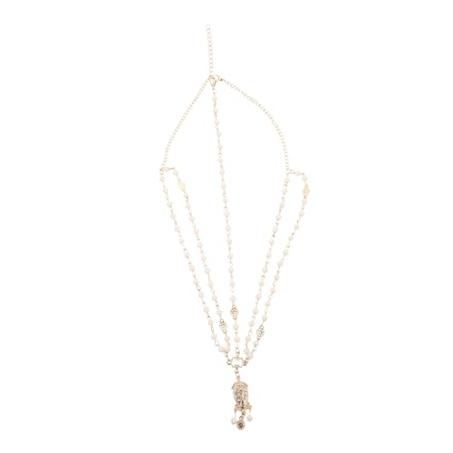 Gogogmee 1stück Vintage Frauen Braut Haaraccessoires Boho Stil Haarkette Schmuck Kopfkette Für Hochzeiten Und Besondere Anlässe Einzigartiger Haarschmuck Für Damen von Gogogmee