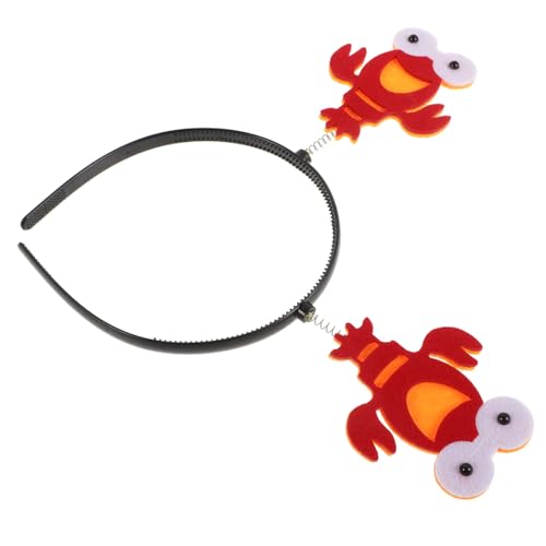 Gogogmee Kopfbedeckung Für Niedlicher Haarschmuck Für Kostümpartys Maskeraden Und Karneval Crayfish Haarreifen Für ädchen Und Jungen Lustiges Party Accessoire von Gogogmee