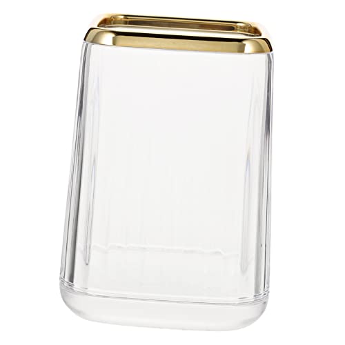 Gogogmee Make up Pinselhalter Organizer Mit Fächern Transparenter Kosmetik Organizer Für Schreibtisch Multifunktionale Aufbewahrungslösung Für Kosmetikpinsel Stifte Und Bürobedarf von Gogogmee