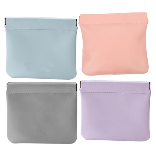 Gogogmee 4stücke Teiliges Selbstschließender Make-up Organizer Für wasserdichte Kosmetiktasche Himmelgrau Rauchrosa Hellviolett Für Und Tägliche Nutzung von Gogogmee