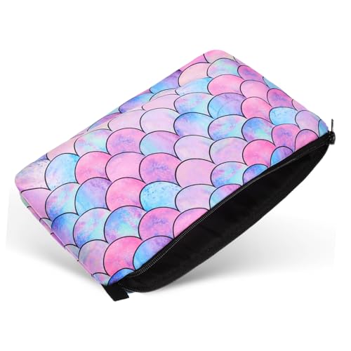 Gogogmee Kosmetiktasche Mädchen Make -up -Tasche für Make -up -Bürstenbeutel gesteppt Tragbarer Toilettenbeutel Reisen Schminktasche mit Fach kleine kosmetische Taschen Frauen Polyester von Gogogmee