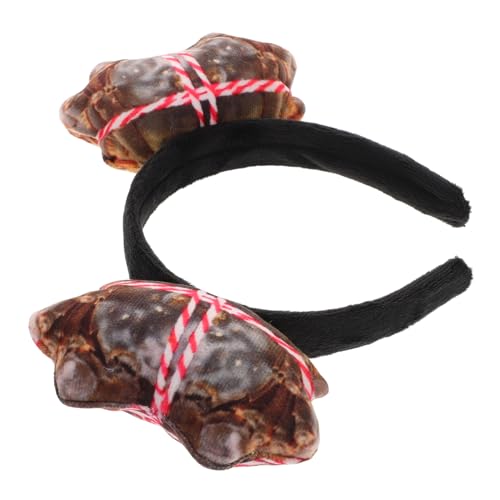 Gogogmee Krabben-stirnband Für Kinderkostüm-zubehör Haarband Mit Krabbe Für Cosplay-partys Spa-haarband Gesichtswasch-stirnband Party-kopfschmuck Unterwasser-themenkostüm Lustige von Gogogmee