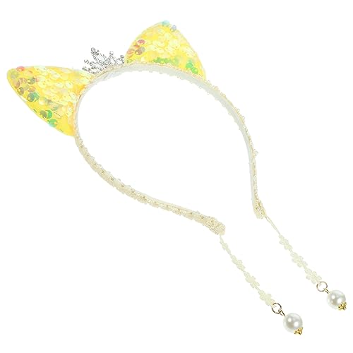 Gogogmee Katzenohr-stirnband Mit Pailletten Für Mädchen Party-kopfschmuck Katzenparty-kopfschmuck Geeignet Für Cosplay Geburtstage Und Weihnachtsfeiern von Gogogmee