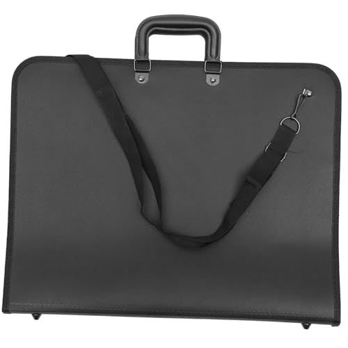 Gogogmee Künstler Tragetasche für Zeichnungen Multifunktionale Portfolio und Skizzentasche Oxford mit Stabilem Tragegriff für Kunstbedarf und Unterwegs von Gogogmee