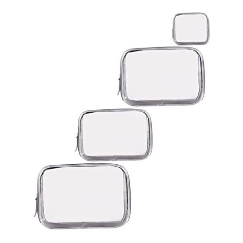 Gogogmee 4stücke wasserdichte Kosmetiktasche Reisekosmetiktasche Wasserfest Make-up Beutel Mit Reißverschluss Kosmetikbeutel Für Damen Organizer Für Bad Und Reisen Tragbar Und Praktisch von Gogogmee