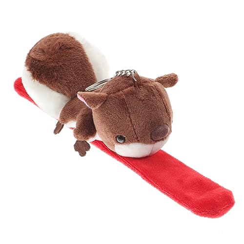 Gogogmee Kuscheliges Tier Snap Armband mit Eichhörnchen Weiches Slap Armband Komfortabler Sitz als Kinderparty Mitgebsel und Geschenkbeutel Füller Lustiges von Gogogmee