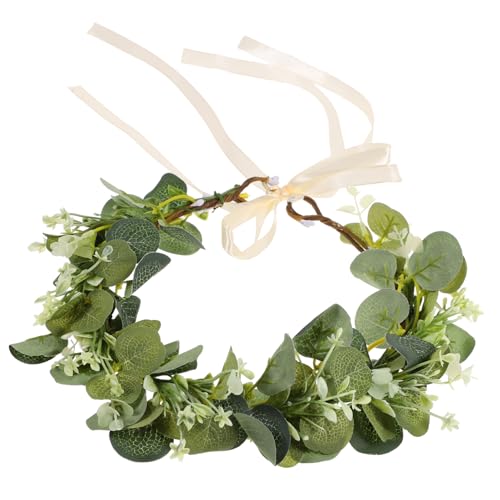 Gogogmee Lady Haarkranz mit Künstlichen Blättern Verstellbarer Kopfschmuck für Damen Eleganter Blumenkranz zur Hochzeit Foto Requisite und Party Dekoration Passend für Erwachsene und von Gogogmee