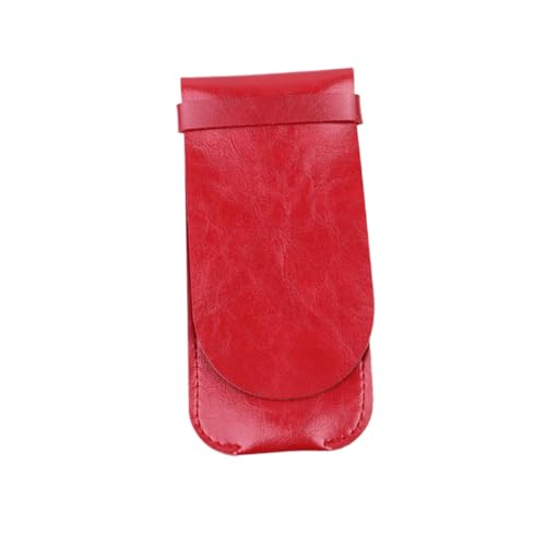 Gogogmee Leder Stiftetui Vintage Pen Case Handgefertigte Federmappe aus Leder Schützende Stifthülle für Schule Büro Zuhause Teiliges Stabiles und Schreibwaren Zubehör von Gogogmee