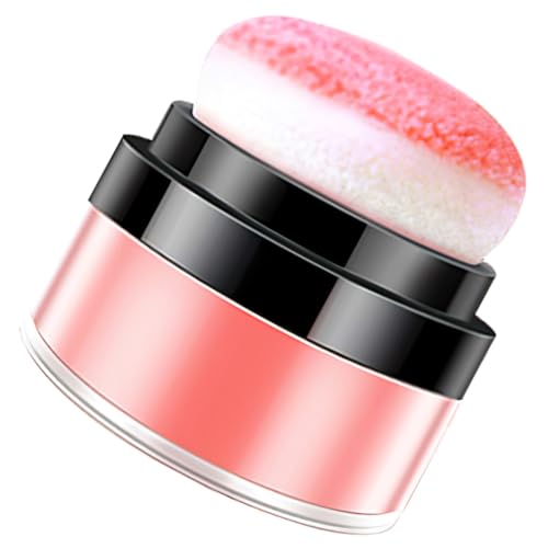 Gogogmee Locker Schimmerndes Cushion Blush für Frauen Natürliche Gesichtsfarbe Ölfreies Puder Sanfte Fixierung Atmungsaktiv mit Einzigartigem Pinsel für Makelloses Make up von Gogogmee