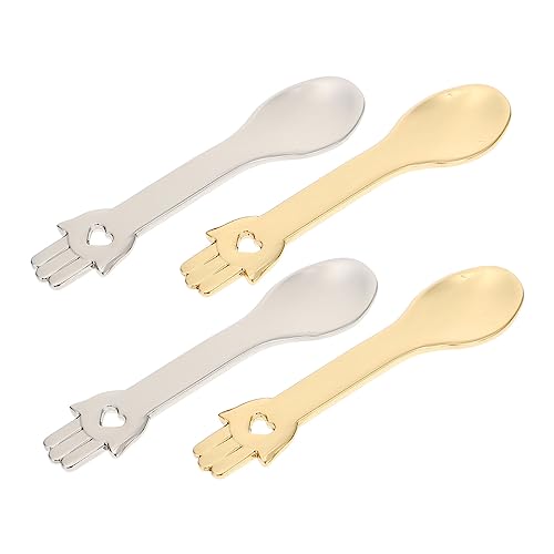 Gogogmee 4stücke Gesichtscreme Löffel Multifunktionale Kosmetikspatel Für Gesichtspflege Make-up Löffel Edelstahl Wiederverwendbar Für Cremes Masken Und Lotionen von Gogogmee