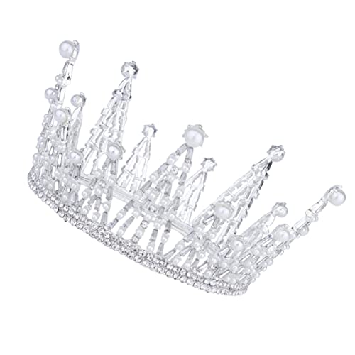 Gogogmee Luxuriöse Hochzeitskrone Damen Europäischer Retro Stil Robuste Haarschmuck Dekorative Braut Tiara für Hochzeit Geburtstag Feier Brautjungfer Halloween von Gogogmee
